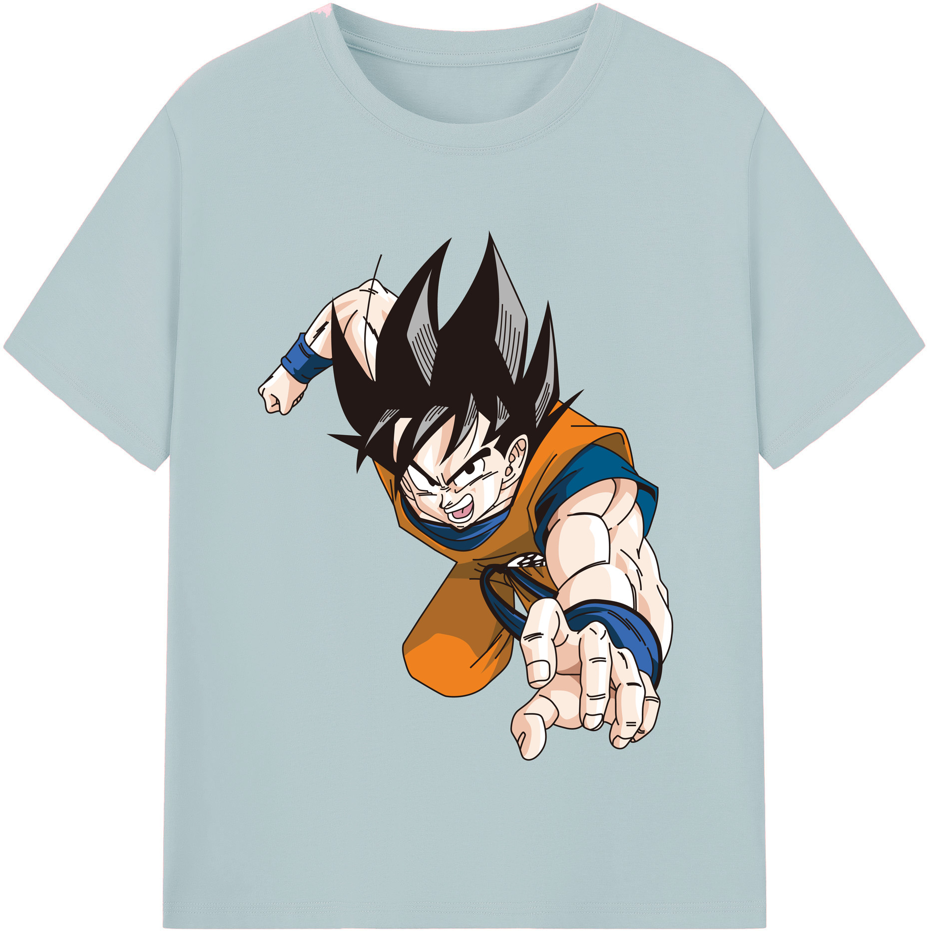 （画像用） ドラゴンボール 孫悟空（そん ごくう）Son Goku カカロット DRAGON BALL Kakarotto 綿100％半袖Tシャツ（フロントプリント）